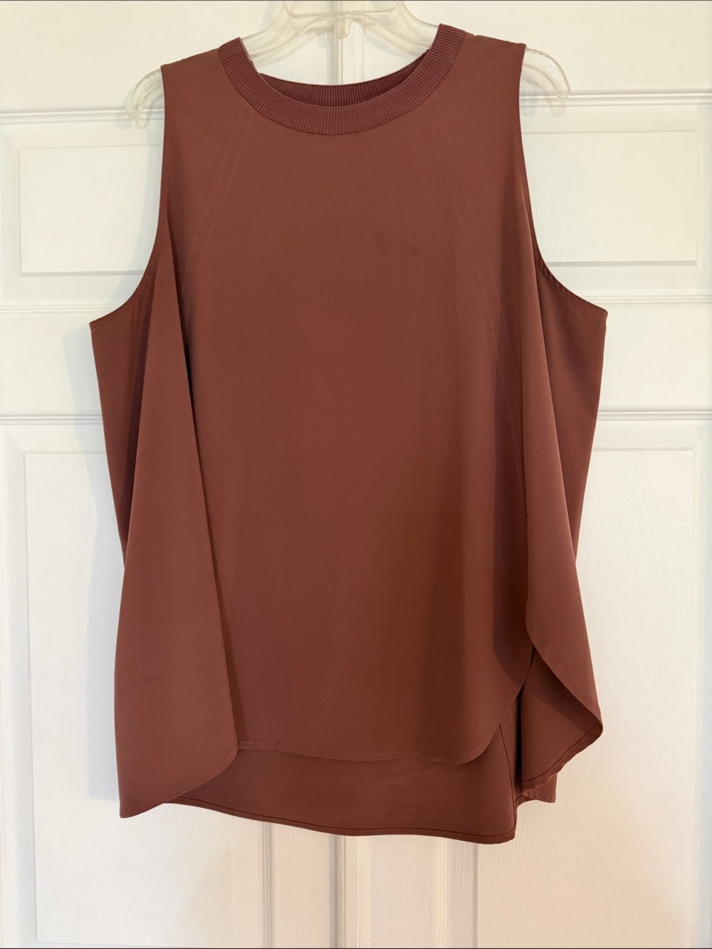 Athleta Women's Sleeveless Layered Tank Top - Rust